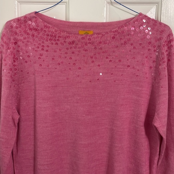 Valentine's!!! Ruby Red- pink - 2 piece with sequins/cardigan/flower design - Picture 9 of 12